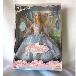 Mattel Barbie of Swan Lake Odette Doll 2003 Light Up Wings B2766 NIB